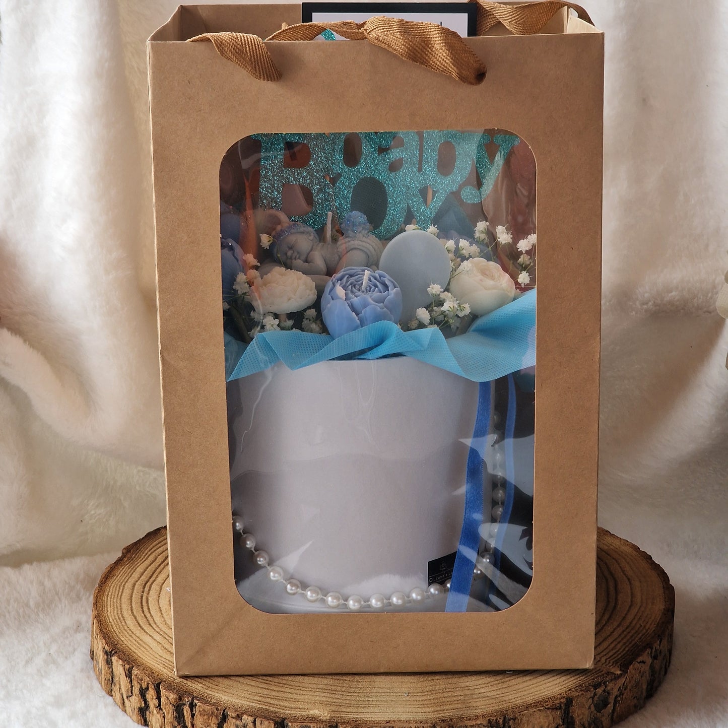 Bouquet for a newborn Boy 🩵