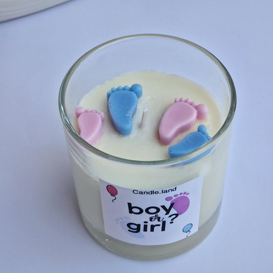 Gender Reveal Candle