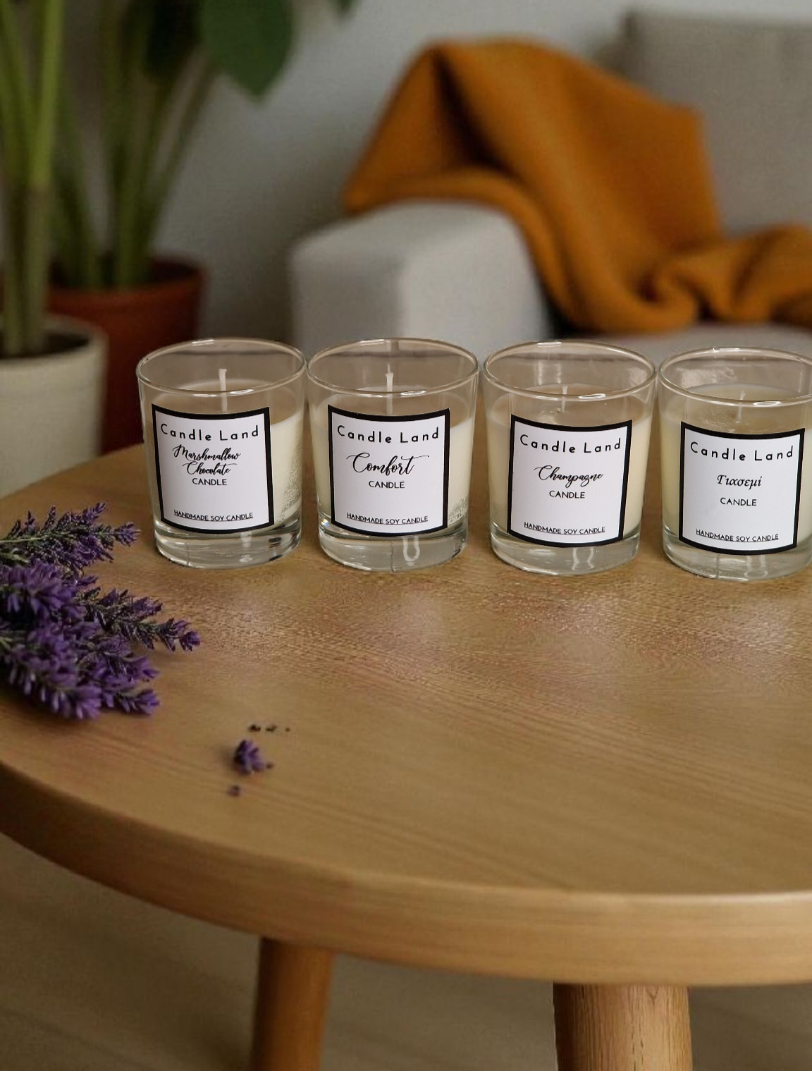 Simple glass filled with aroma