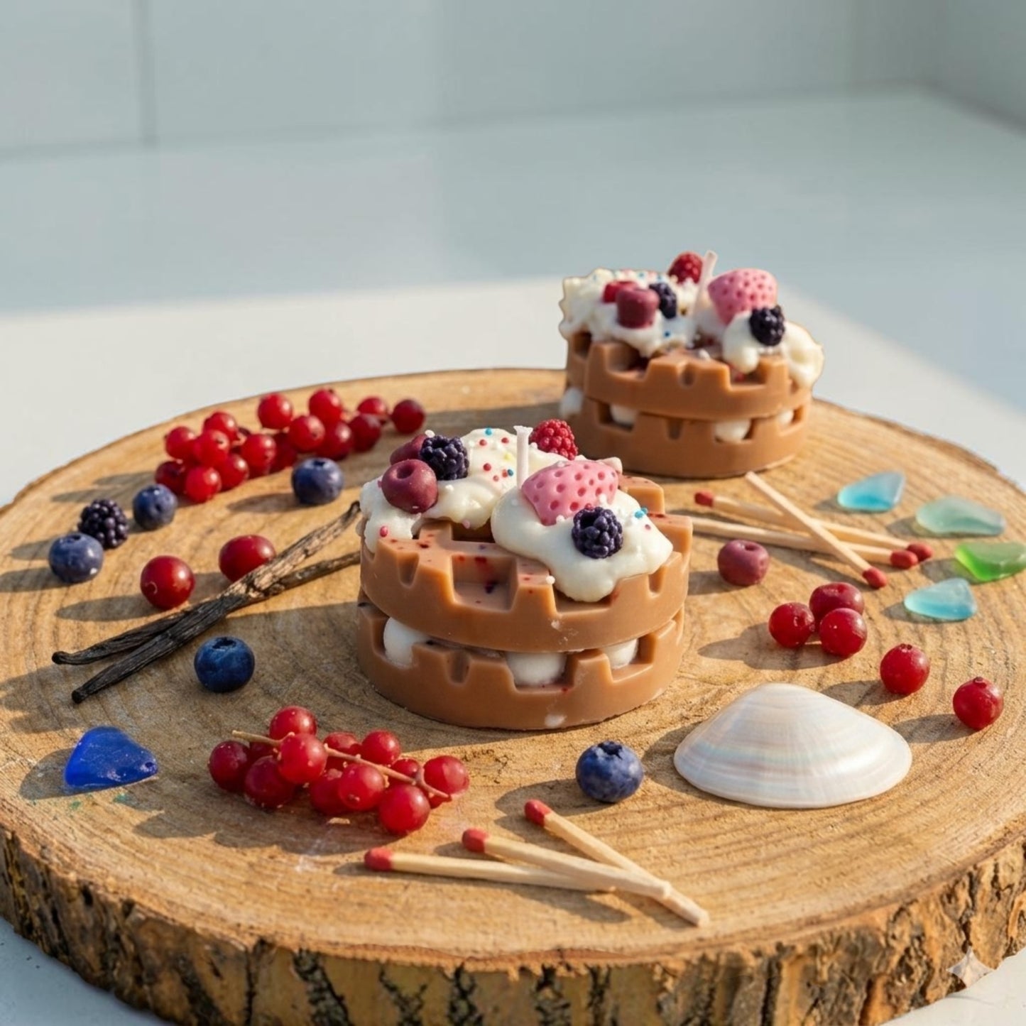 Berry Waffle Sandwich