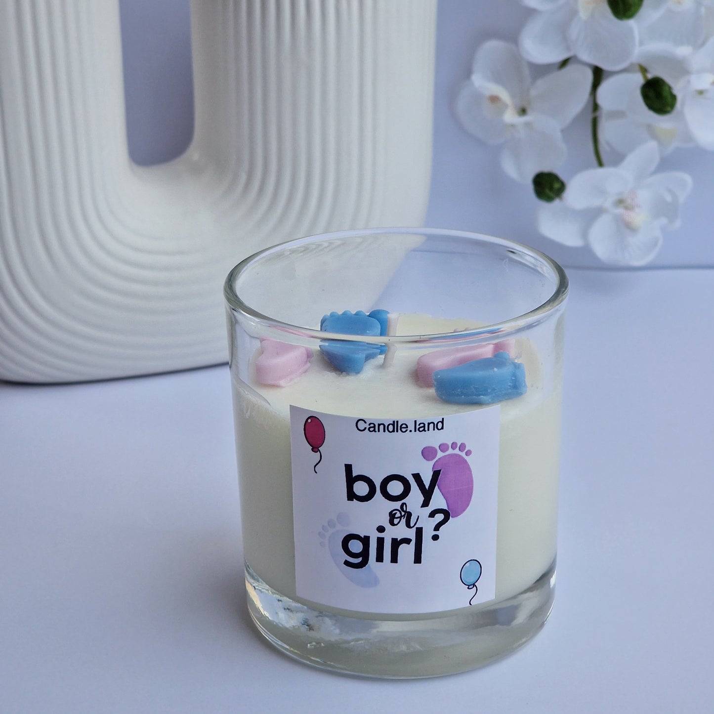 Gender Reveal Candle