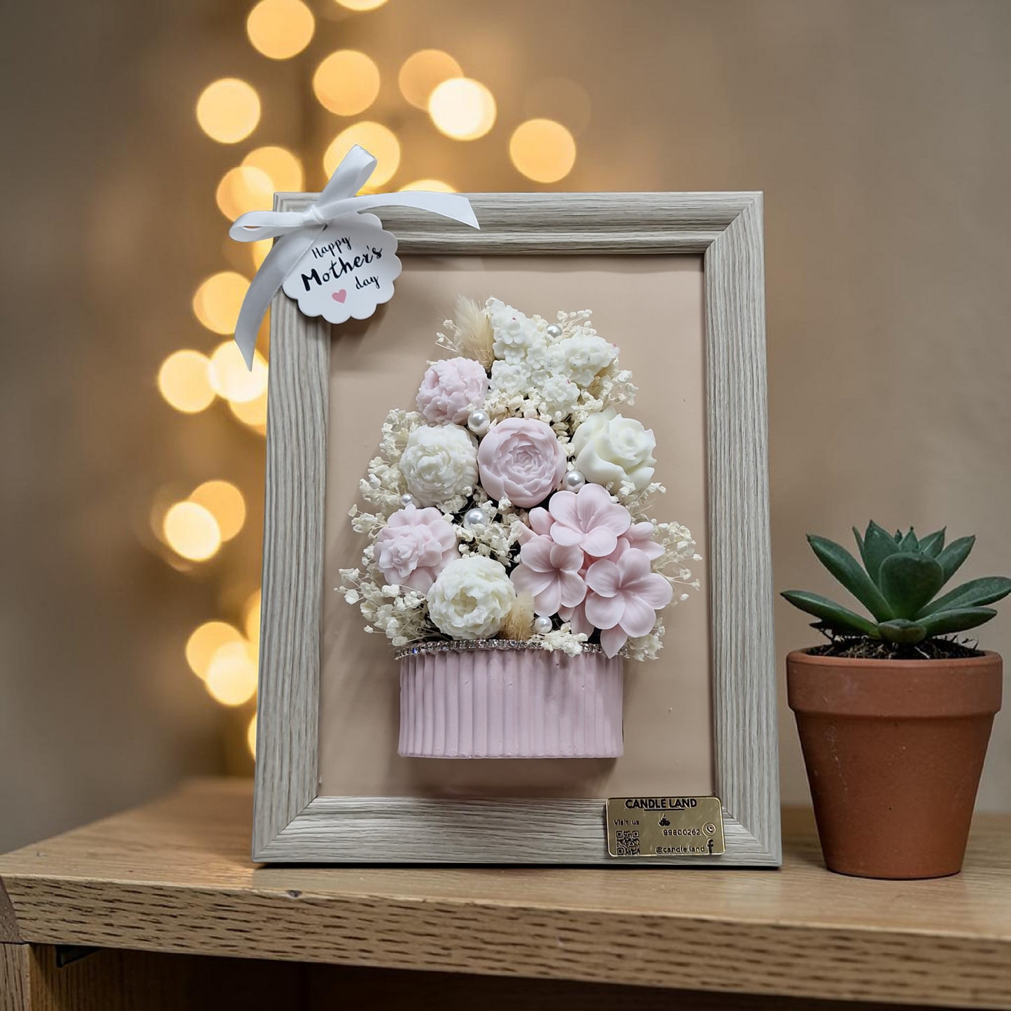 "Gardenia Bloom" 3D Κάδρο