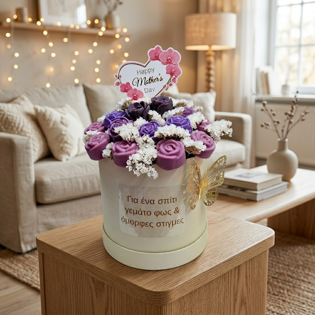 🌸 "Freshness Bloom" – Premium Αρωματικό Flower Box